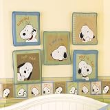 Peek A Boo Snoopy 5 Piece Wall Hanging