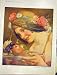 MISHCIEF DIXON ART 1913 PRINT LADY FRUIT TAVISTOCK