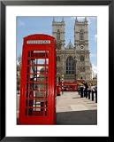A British Telecom Red Phone Box Photography Framed Art Poster Print, 25x31