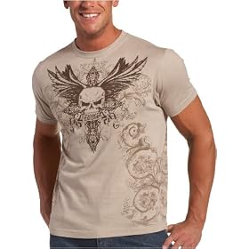 Request Men's Skull And Wing Tee