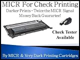 Samsung CLP-310 CLP310 CLP-315 CLP315 CLP-315W CLP315W CLX-3170 CLX-3170N CLX-3170FN CLX-3170FW CLX-3175 CLX-3175FN CLX-3175FW CLX-3175N CLTK409S Extra Dark Print MICR Toner Cartridge for Check Printing (Darker Prints and Stronger MICR Signal.) by MICR & Very Dark Print Cartridges