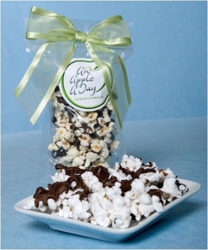 Dark Chocolate Covered Popcorn- Large by Apples