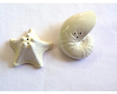Starfish & Shell Salt Off White