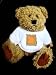 Teddy Bear with angola, geographical, map, outline, geography, region, place, land t-shirt