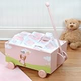 Welcome to the World Pink Baby Wagon - Ten-Piece Gift Set (Set of 96) - Baby Shower Gifts & Wedding