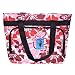 Red and Pink Flower Print Beach / Gym Bag