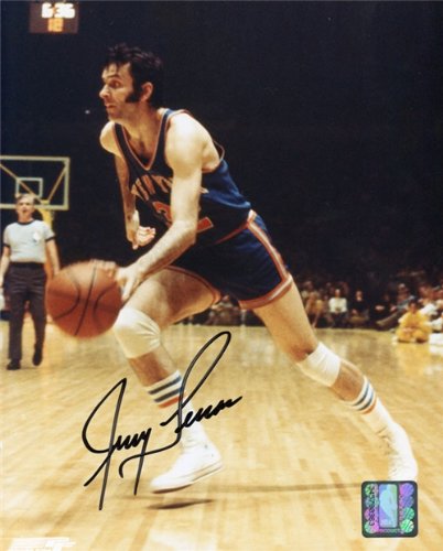 Jerry Lucas Autographed/Hand Signed New York Knicks Basketball 8x10 Photo