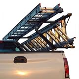 U.S. Rack Side Mount 3-Ladder Rack Black Powder Coat Chevrolet Colorado 2004 to 2008 Regular & Extended Cab Only- All Except Step Side Bed