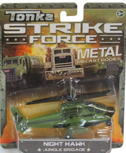 Tonka Strike Force Metal Diecast Night Hawk Jungle Brigade 1:64