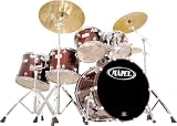 Mapex Saturn 6-Piece Studio Drum Set, Black Cherry Sparkle Lacquer*