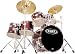 Mapex Saturn 6-Piece Studio Drum Set, Black Cherry Sparkle Lacquer