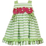 Size-4T RRE-44472S GREEN WHITE STRIPED KNIT JEWELED FLOWER WAISTSLINE Spring Summer Girl Party Dress,S244472 Rare Editions TODDLERS Size-4T RRE-44472S GREEN WHITE STRIPED KNIT JEWELED FLOWER WAISTSLINE Spring Summer Girl Party Dress,S244472 Rare Editions TODDLERS