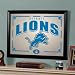 22 NFL Detroit Lions Football Logo Framed Mirror