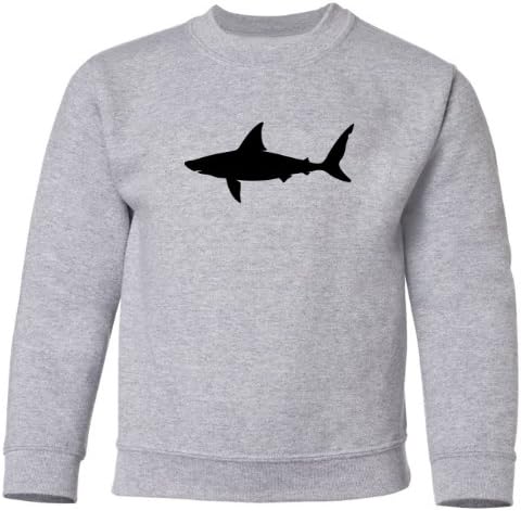 Mashed Clothing Shark (Black) Kids Sweatshirt