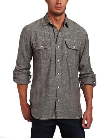 美国男装代购衬衫Levi's Men's Hayward B Chain Stitch Shirt