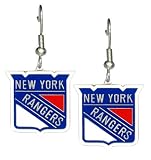 New York Rangers - NHL Team Logo Dangler Earrings