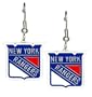 New York Rangers - NHL Team Logo Dangler Earrings