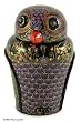 Lacquer wood pencil holder, 'Owl and Its Secrets'