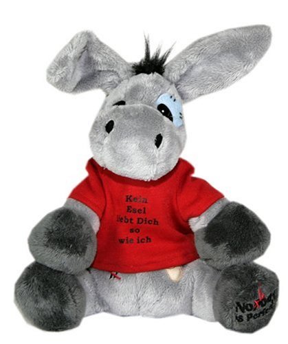 Heunec 758070 - MY little Murphy mit T-Shirt Kein Esel liebt Dich so wie ich 21 cm