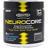 Muscletech Neurocore , Blue Raspberry, 45 Servings, 189 Grams