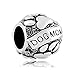 LuckyJewelry Dog Mom Paw Print Animal Charms Beads On Sale Fit Pandora Jewelry Bracelet