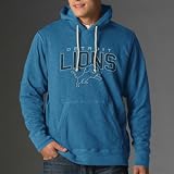 '47 Brand Detroit Lions Slugger Hooded Sweatshirt Medium