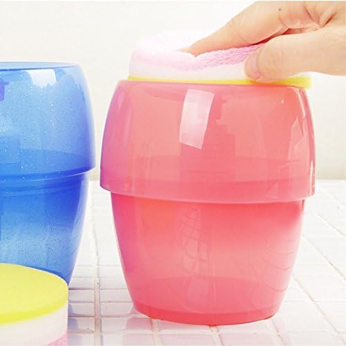 Dishwashing Dish Soap Kitchen Detergent Dispenser Push One Hand Type Bottle 2pcs