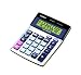 Casio MS-80ER Tischrechner 8-stellig, Solar/Batterie, Euro-Umrechnung