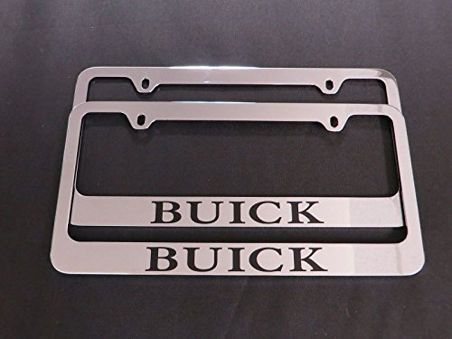 Chrome Buick License Plate Frames (2pcs)