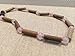Eczema Hazelwood 13 Inch Necklace Rose Quartz Pink for babies baby infant toddler bub for Gut issues; Eczema, Colic, Reflux, GERD, heartburn, and ulcers. 33-34 cm