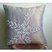 Starfish Sparkle - Decorative Pillow Covers - Silk Pillow Cover Embellished with Beads & Sequins