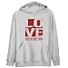 Love United Methodist Church Religions Mens Hoodie (Heather Gray, Sizes X-Small - XXX-Large)