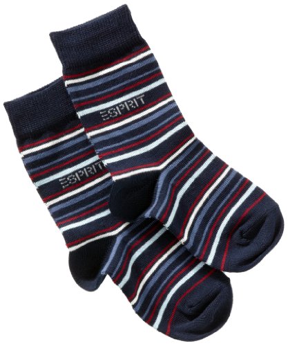 Esprit Fine Stripe SO 18342 Unisex - Kinder Socken , Gr.23/26, Blau(marine ) Preisvergleich