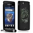 Housse coque etui silicone pour Sony Ericsson Xperia X12 Arc / Arc S avec motif + Mini stylet