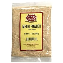 Spicy World Methi Powder (Ground Fenugreek), 7-Ounce Bags (Pack of 6)