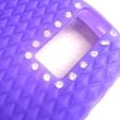 RIM BlackBerry Curve 8300 8310 8320 8330 Silicone Skin Case Protector with Diamonds Purple