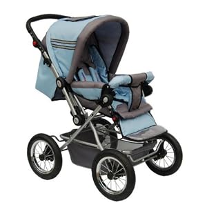 KDW01blaugrau Kombi Kinderwagen