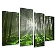 Image sur toile 130 x 80 cm Mod�le N� XXL 6130 Forest Tableaux pour la mur, encadr�s, pr�ts � poser, tout les images sur ch�ssis g�ant bois v�ritable.