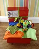 Jacques the Peacock Funky Baby Gift Set With lamaze Toy (3-6 Months)