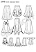 Simplicity Easy-to-Sew Pattern 2449 Misses Pull-on Skirts in 2 Lengths Designs by Karen Z Size 14-16-18-20-22