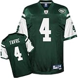 Bret Favre New York Jets Authentic Onfield Green NFL Adult Jersey