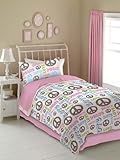 Veratex Peace and Love Comforter Set