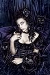 Victoria Frances (Cat) Art Poster Print - 24x36