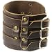 SilberDream Lederarmband braun Herren Leder Armband Echtleder LA1772