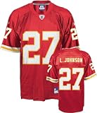 Men`s Kansas City Chiefs #27 Larry Johnson Team Replica Jersey - M