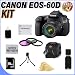 Canon EOS 60D 18 MP CMOS Digital SLR Camera w/ EF-S 18-55mm f/3.5-5.6 IS Lens W/16GB SDHC Memory Card + Extra LPE6 Battery + 58mm 3 Piece Filter Kit + SDHC Memory Card Reader + Deluxe Case w/Strap + USB Card Reader + Mini Tripod + Accessory Saver Bundle!