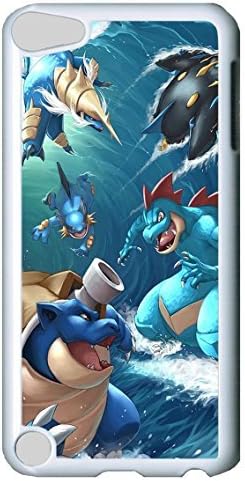 iPod Touch 5 Case, For iPod Touch 5, Custom Awesome Pokemon Mew Blue Shockproof Hard Case Protective Bumper Cover for Apple iPod touch 5 5th Generation