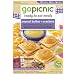 GoPicnic Ready-to-Eat Meals Peanut Butter + Crackers, 6.2-Ounce Boxes (Pack of 6)