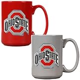 Ohio State 2 Piece Coffee Mug Set (Team Colors)