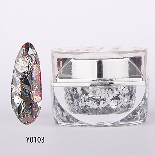 nail_world365 20ML 0.8OZ High Quality Soak Off UV Gel Shiny Colors Glitter Powder Nail Art Builder Gel 103 nail_world365 20ML 0.8OZ High Quality Soak Off UV Gel Shiny Colors Glitter Powder Nail Art Builder Gel 103